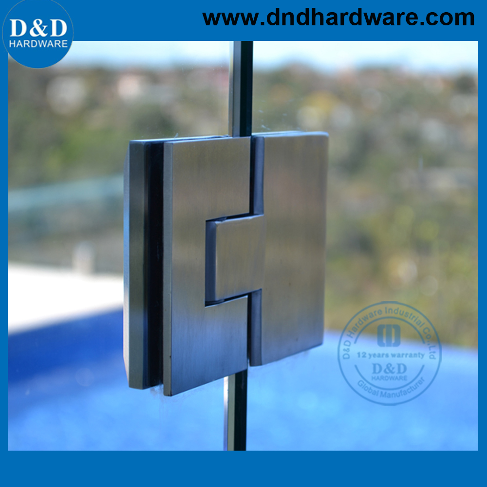 DDGH004Heavy Duty Frameless Shower Door Hinges for Commercial Glass