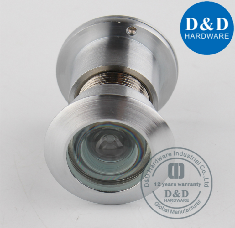 200 Degree Brass Door Eye Viewer Peephole for Interior Entry Door D&D
