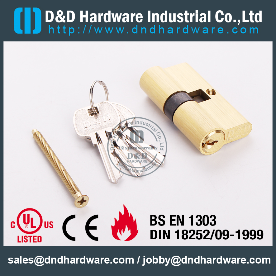 Solid Brass Double Lock Cylinder-DDLC003 from China manufacturer - D&D ...