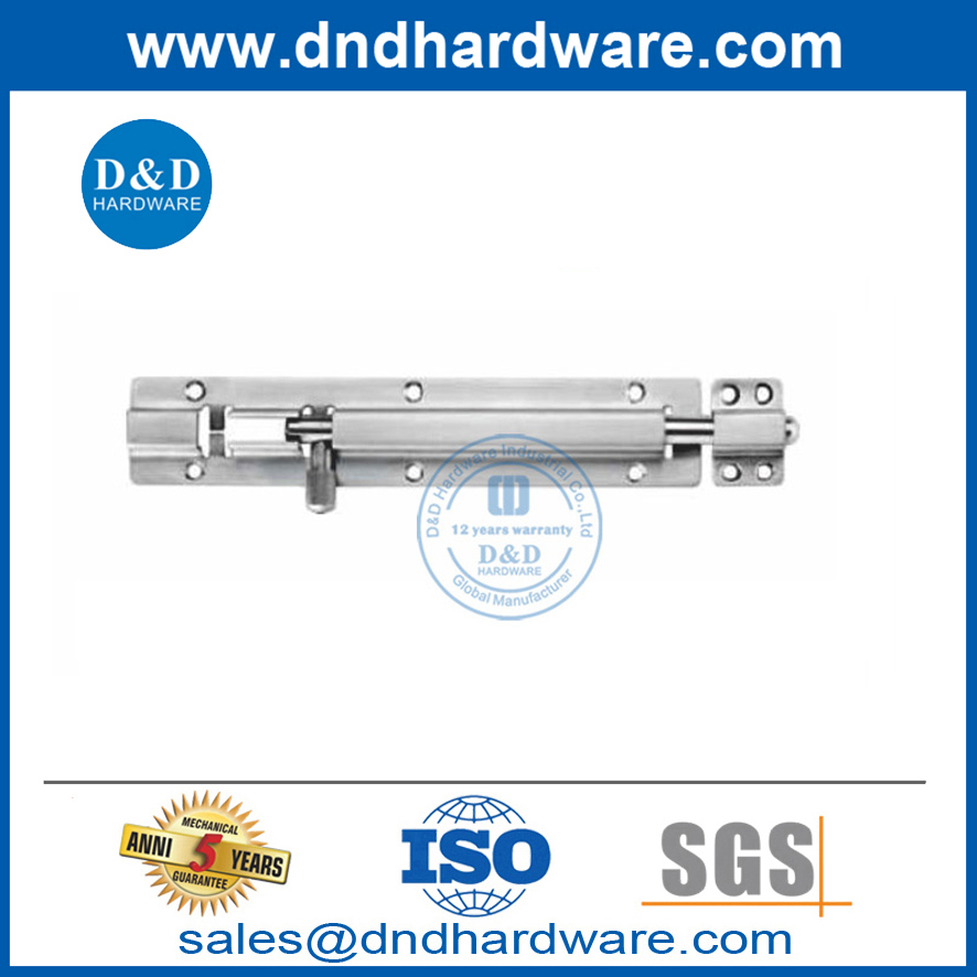 Modern Sliding Locking Stainless Steel Door Latch Tower BoltDDDB024