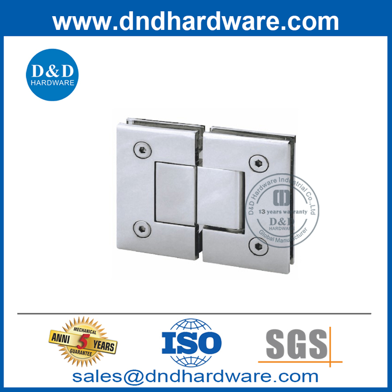 SS Heavy Duty Shower Door Hinges 180 Degree Glass to Glass-DDGH004 from ...