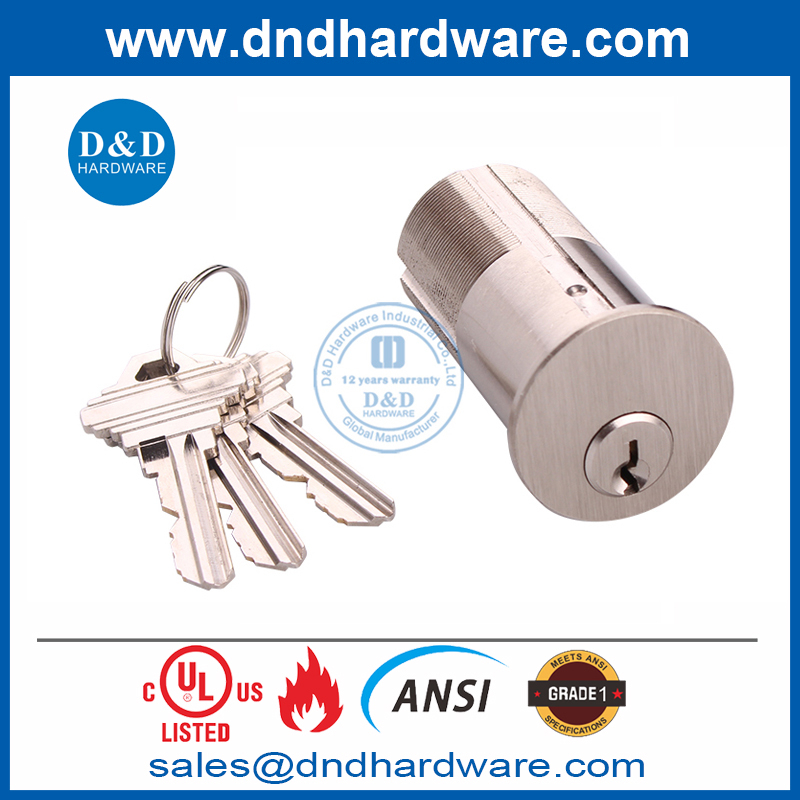 ANSI Standard 6 Pin SCHLAGE “C” Keyway Rim Cylinder-DDLC011 from