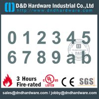 Grade 304 Durable High Quality Door Number Sign Plate For Commercial Door-DDSP013