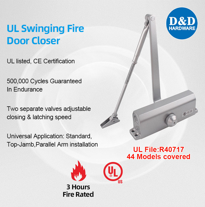 Door hardware for firerated openings D&D HARDWARE