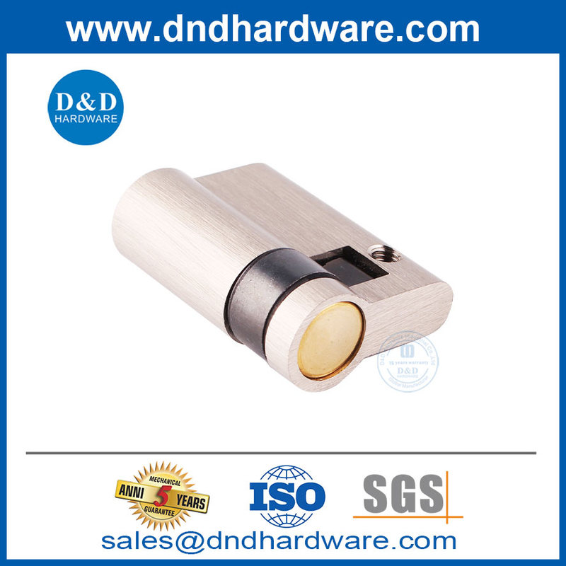 3 Keys Solid Brass Half Cylinder Door Lock Cylinder 4055mm for Wooden