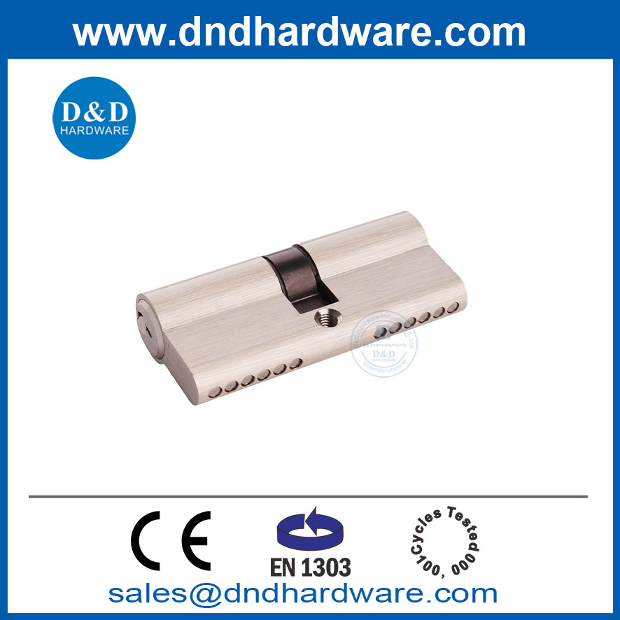 BS EN1303 Satin Nickel Door Lock Cylinder Mortise Door Lock Brass