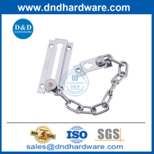 Satin Nickel Finish Brass Bedroom Metal Door Chain Lock Hardware-DDDG005 