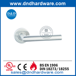 BS EN1906 Stainless Steel Mitred Lever Handle for Exterior Door-DDTH003